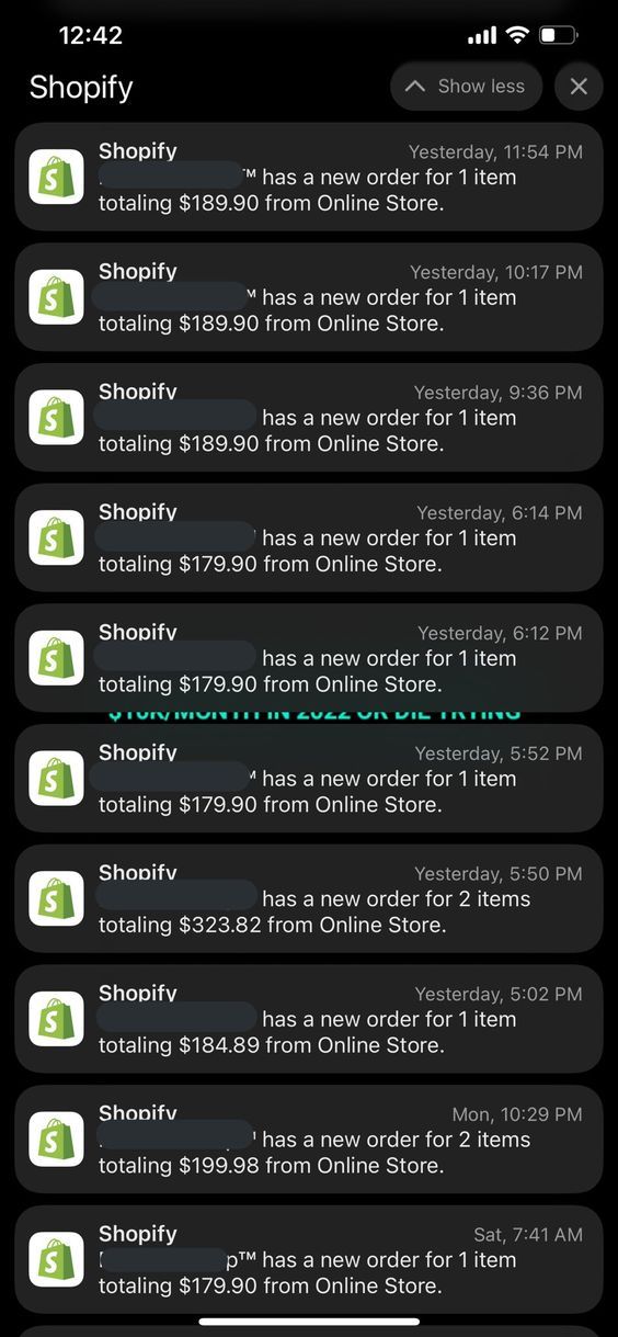 Illustrative Shopify outcome on the RealShip curriculum
